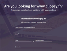 Tablet Screenshot of cliopsy.fr